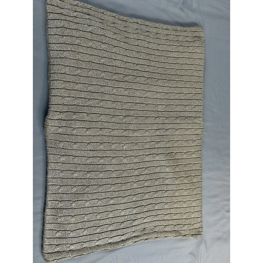 Lauren‎ Ralph Lauren Decorative Pillowcase Textured Knit Neutral